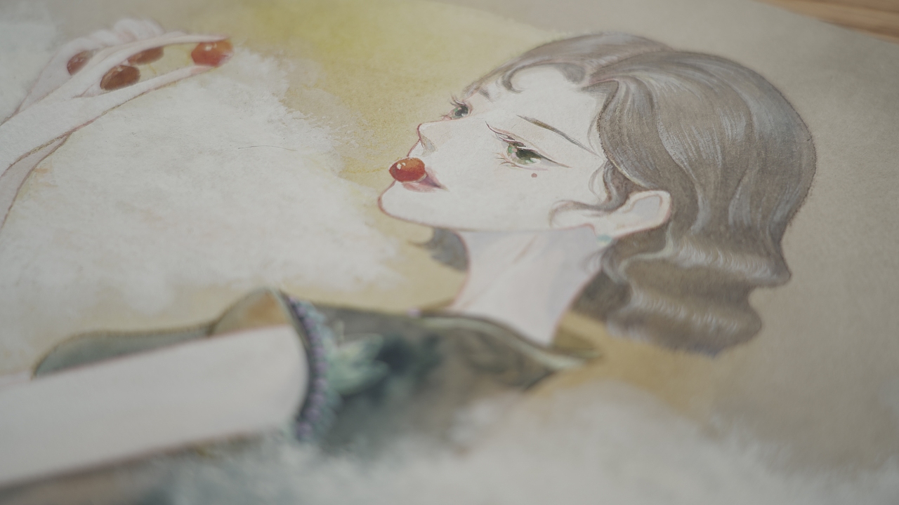 国风手绘：旗袍女子群像2《镜花水月》（图ZMjQzOTQwODIw） - 创作习作 - 站酷设计师鱼缸子Tre3ia原创素材 - 站酷ZCOOL