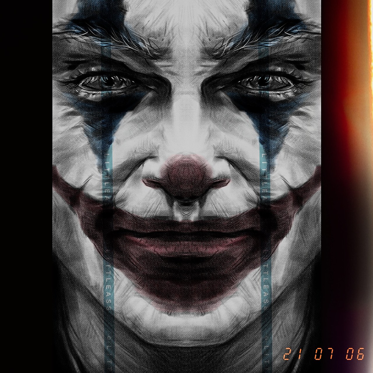 小丑头像板绘练习