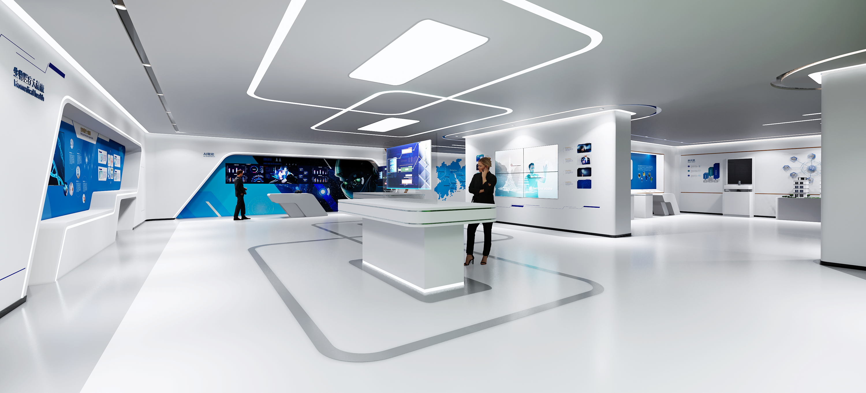 展厅设计/香港科技大学霍英东研究院展厅