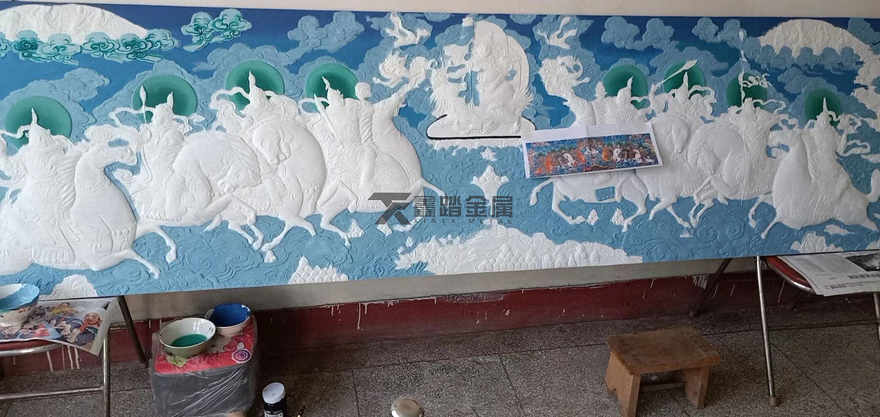 锻铜壁画、“藏式唐卡彩绘浮雕”艺术魅力