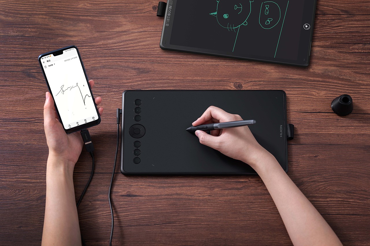 绘王Inspiroy Ink H320M双面板