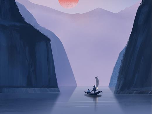 三峡（个人主页-ZNTE2ODE3NDg=） - 艺术插画 - 站酷设计师flora杨原创素材 - 站酷ZCOOL