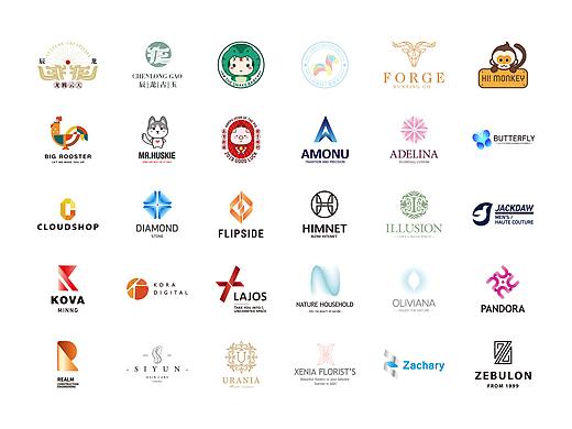 百圖斬LOGO合集之一（個(gè)人主頁(yè)-ZMzUxNTE1MjQ=） - Logo - 站酷設(shè)計(jì)師曉話_斯言原創(chuàng)素材 - 站酷ZCOOL