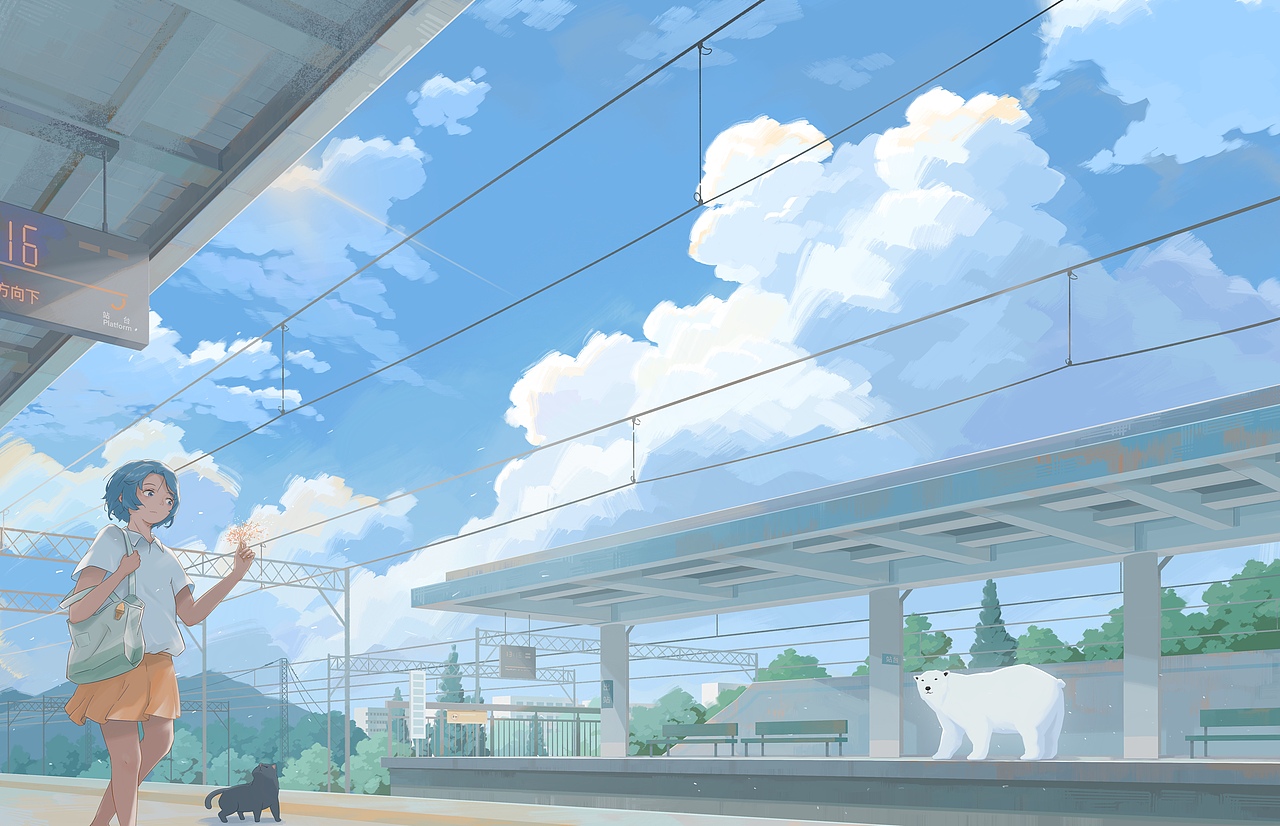 白熊假日（图ZMjc3MzY5OTA0） - 绘本 - 站酷设计师四方不二原创素材 - 站酷ZCOOL