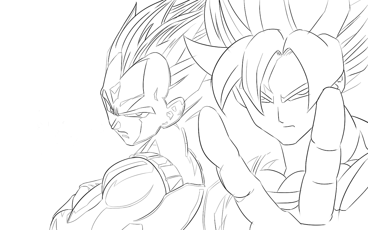 赛亚人 手绘 步骤 更新中