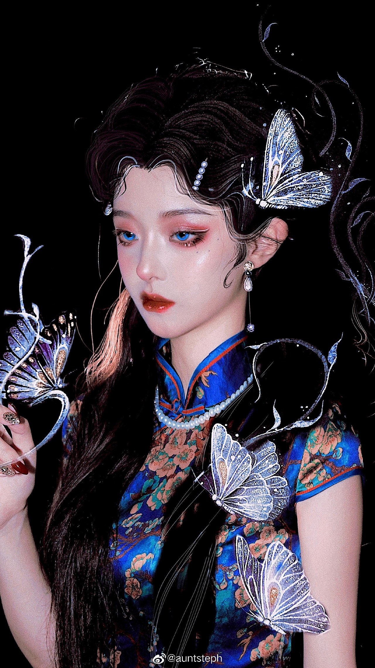 画的是图2小姐姐!