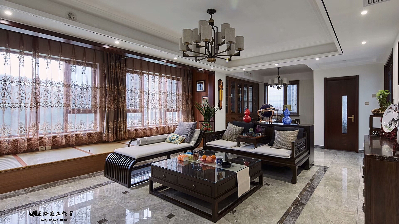 新中式實景（圖ZMTM5MTEyOTAw） - 家裝設計 - 站酷設計師zyjyxxzj原創(chuàng)素材 - 站酷ZCOOL