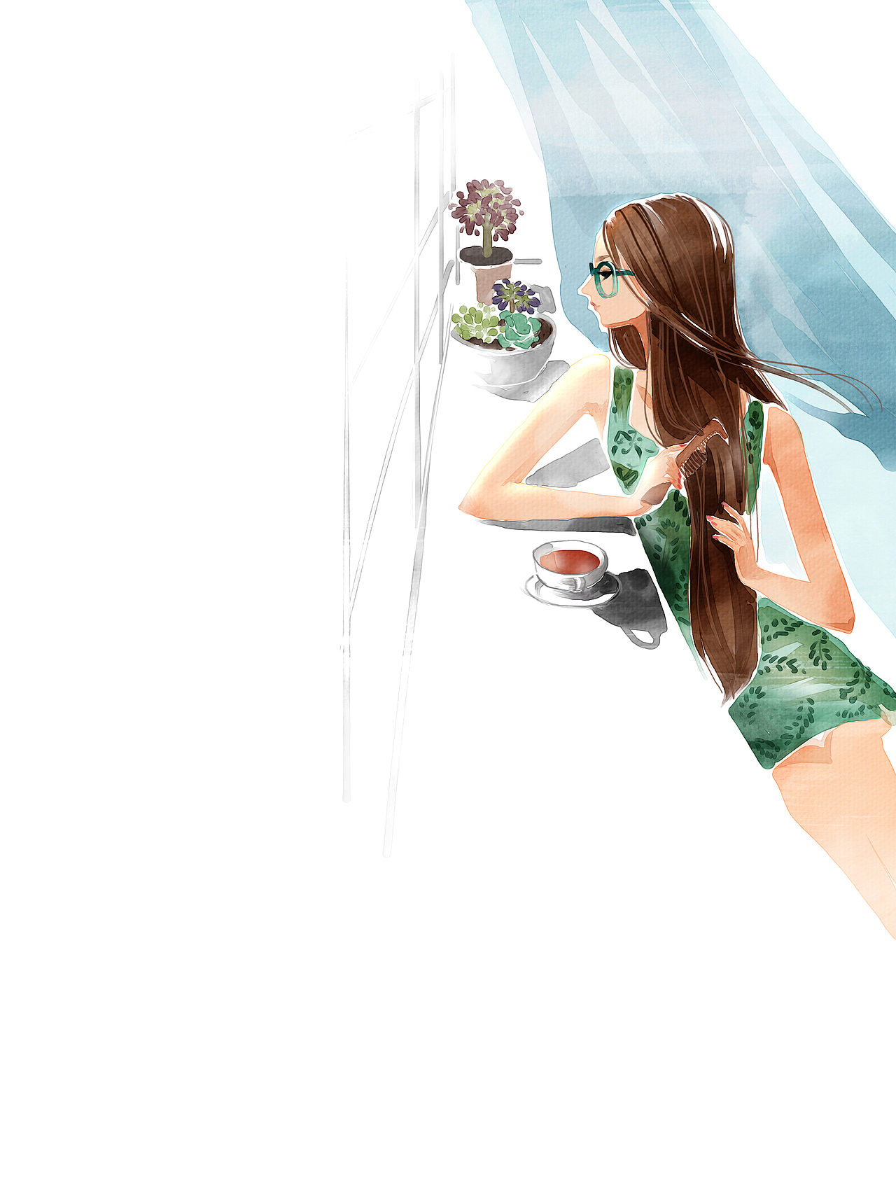 《女友》小说栏目插图