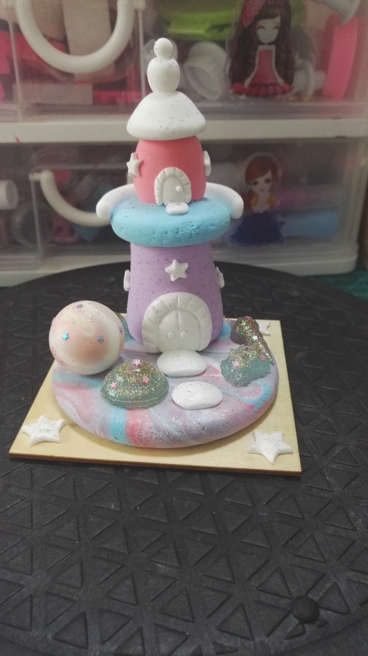 粘土梦幻少女心灯塔