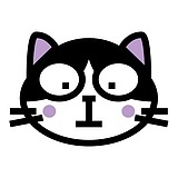 一只很宅的猫的头像