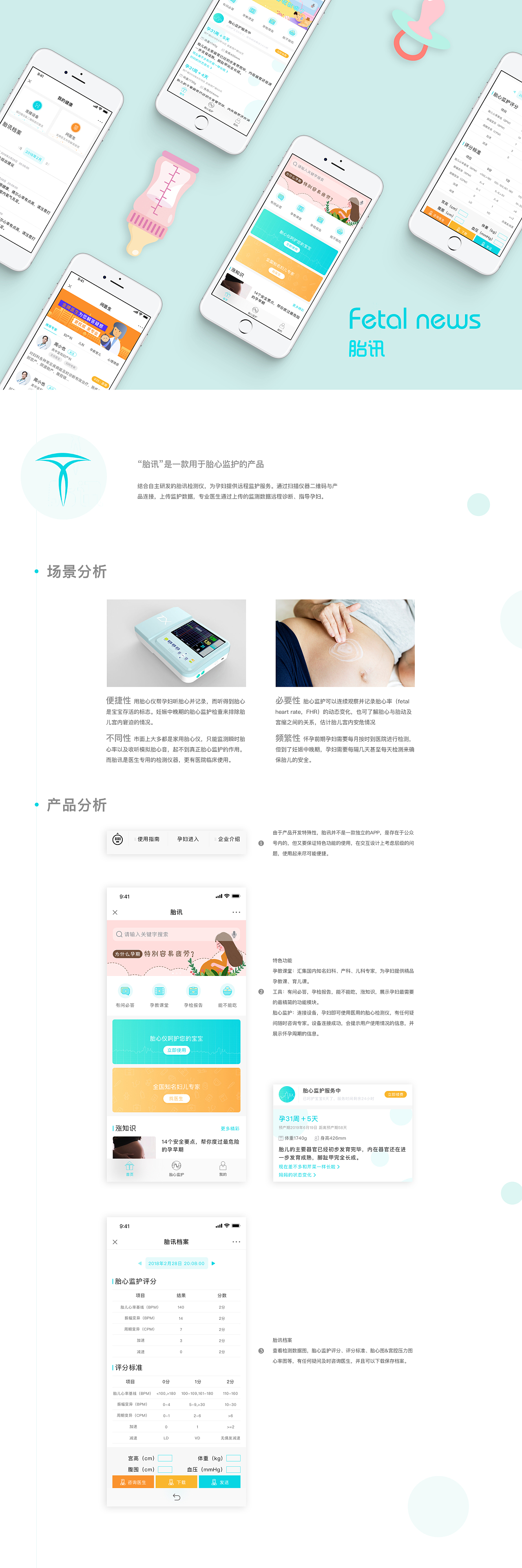 胎讯－健康（图ZMTQ2NTc3NzEy） - APP界面 - 站酷设计师慕紫Lee原创素材 - 站酷ZCOOL