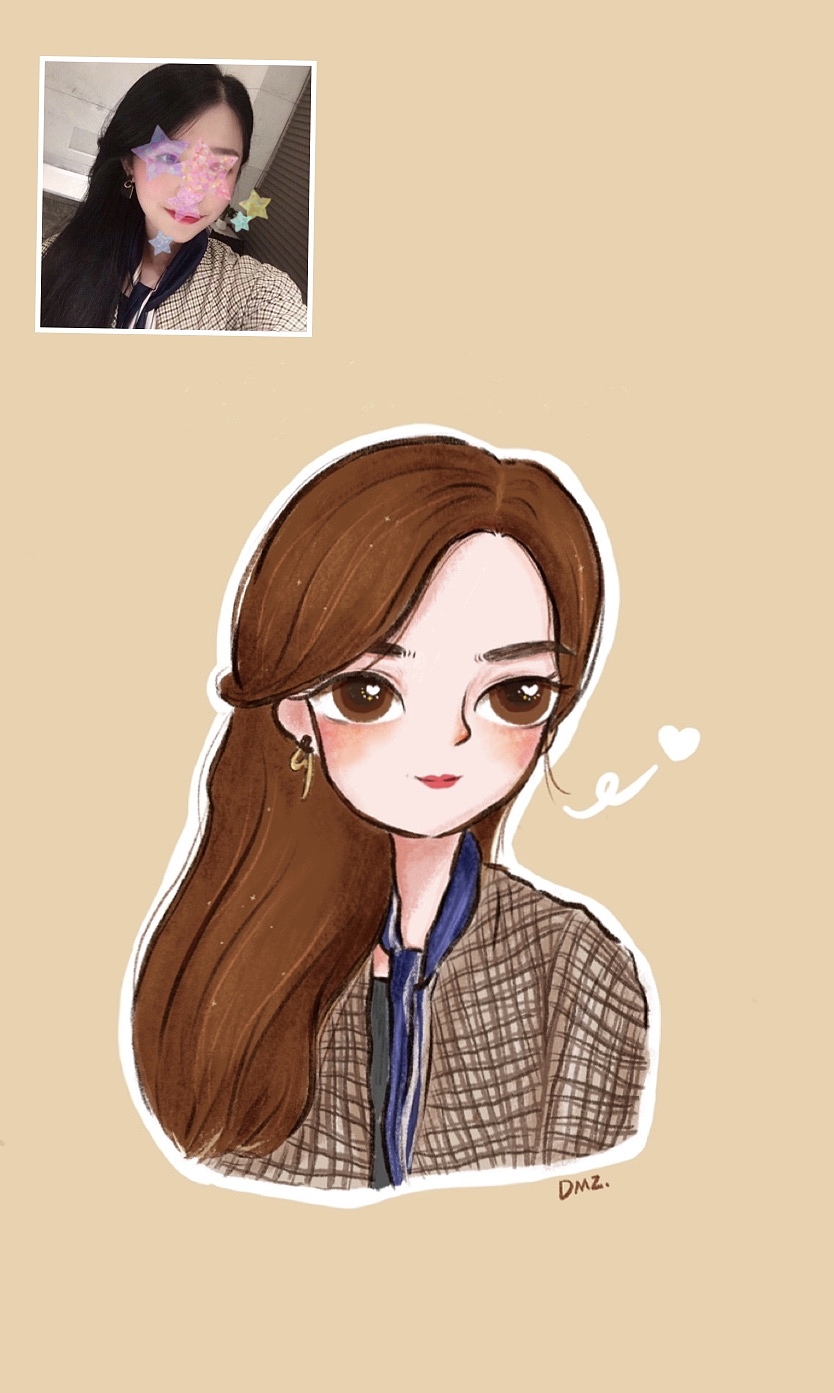 大猫子人物插画设计