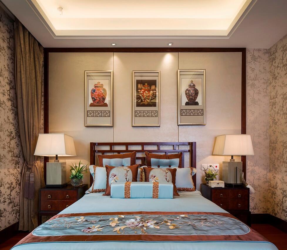 淄博碧桂园别墅装修,新中式风格品味精致生活