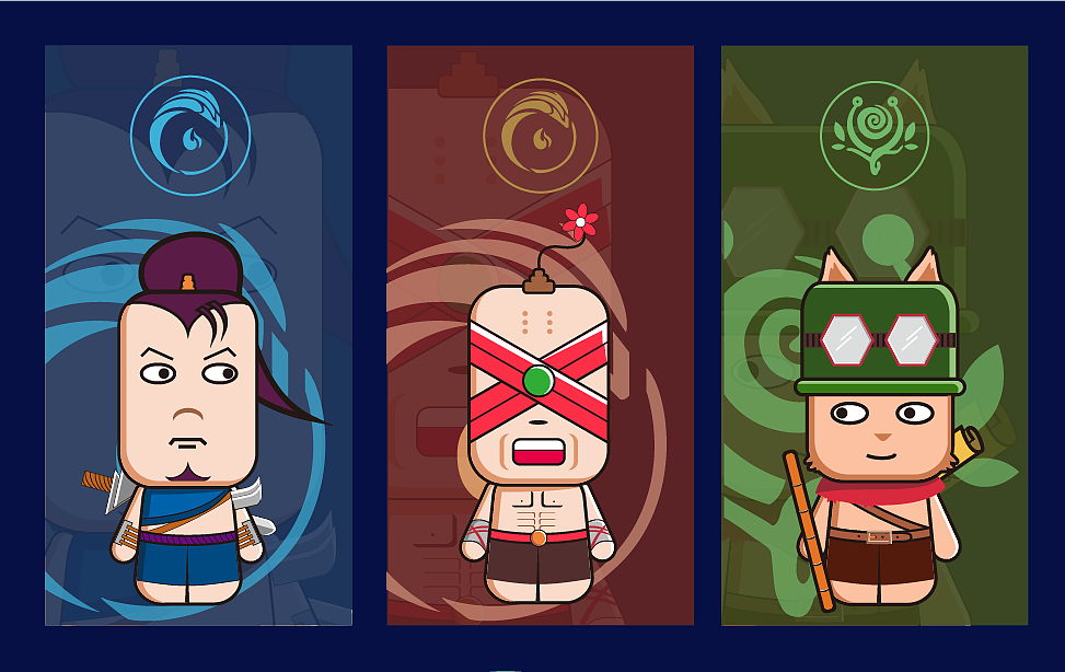 矢量插画《英雄联盟》