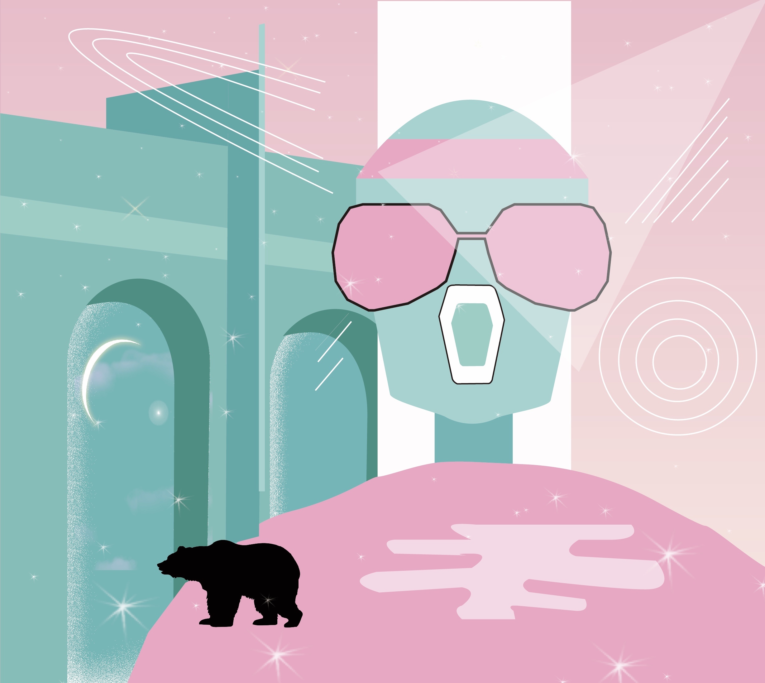 几何人物插画系列