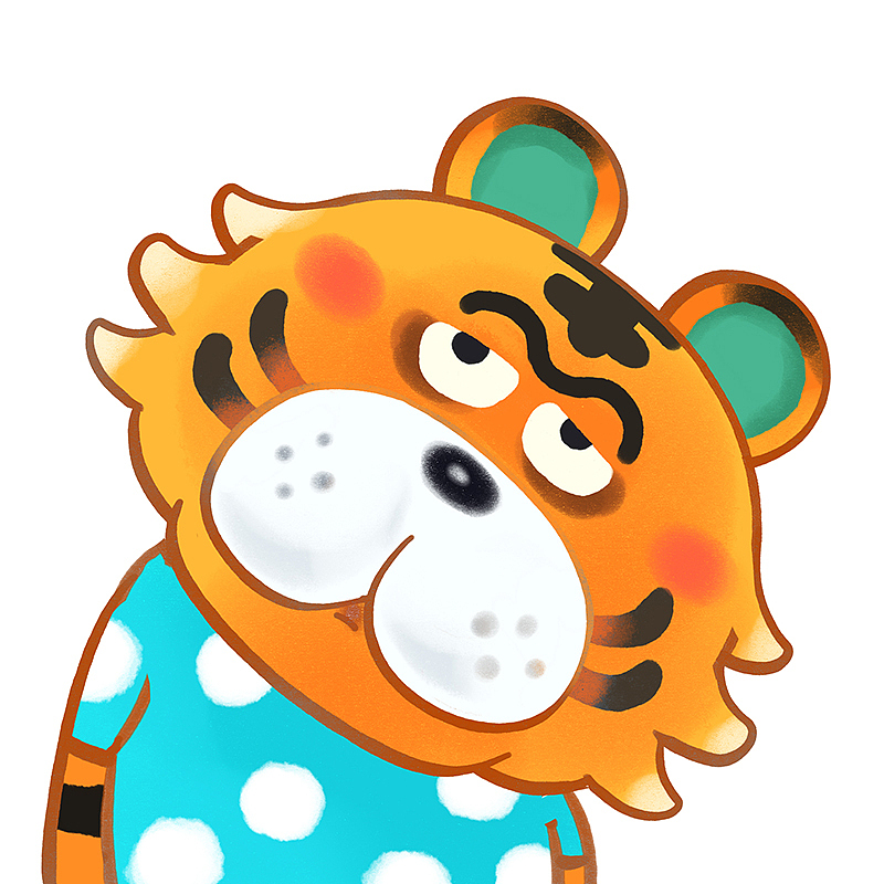 小矛的动森歪头像（图ZMjA2ODY3Nzk2） - 艺术插画 - 站酷设计师_小矛原创素材 - 站酷ZCOOL