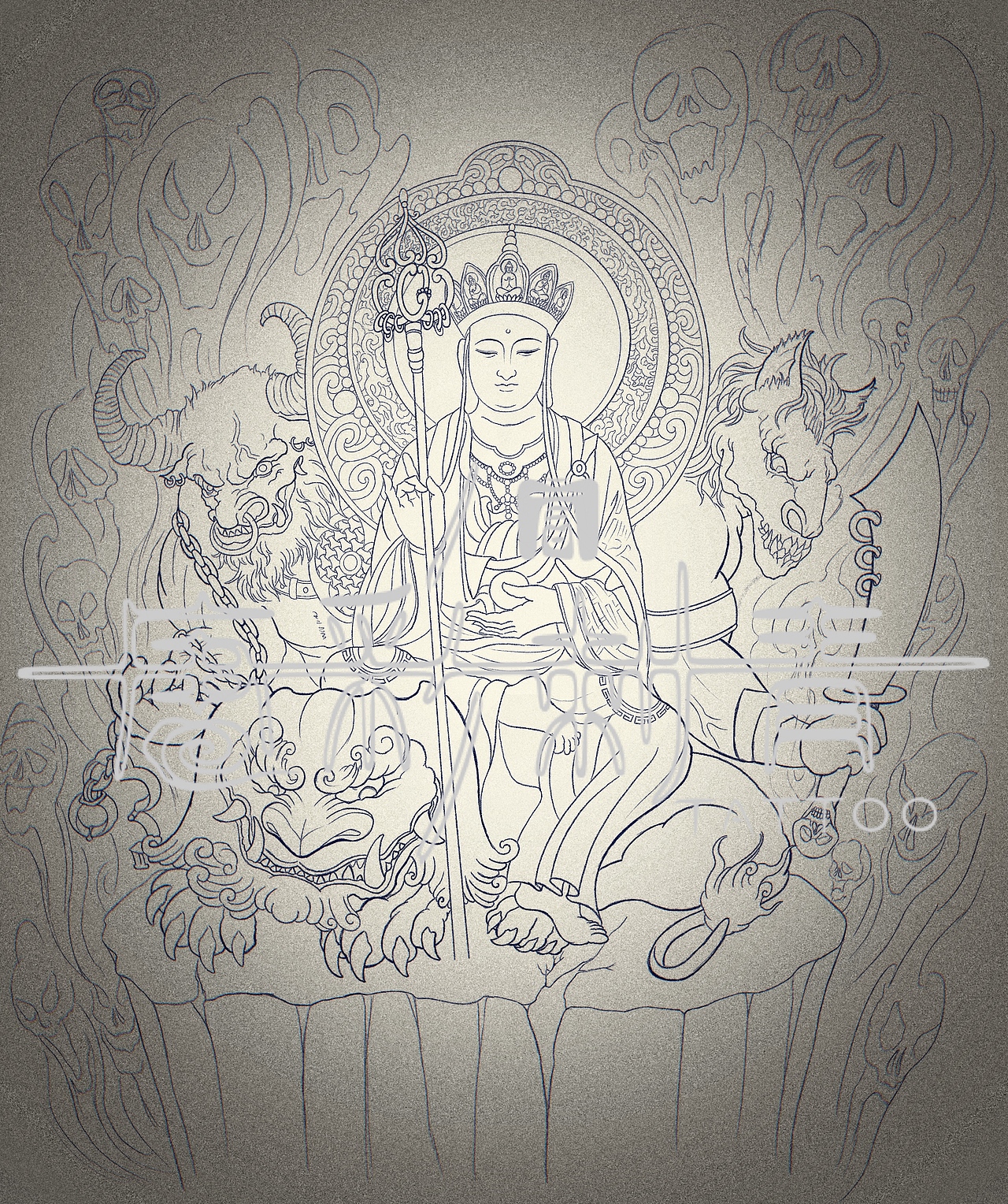 地藏王菩萨（图ZMjIxNDg2MDMy） - 创作习作 - 站酷设计师Z87172411原创素材 - 站酷ZCOOL