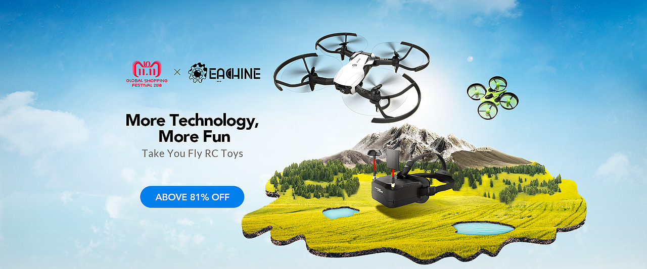 跨境电商 | 航模&合成海报