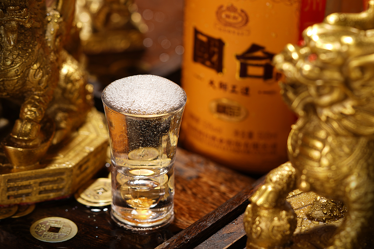 白酒拍摄 国台 大师工造精品 酱香酒