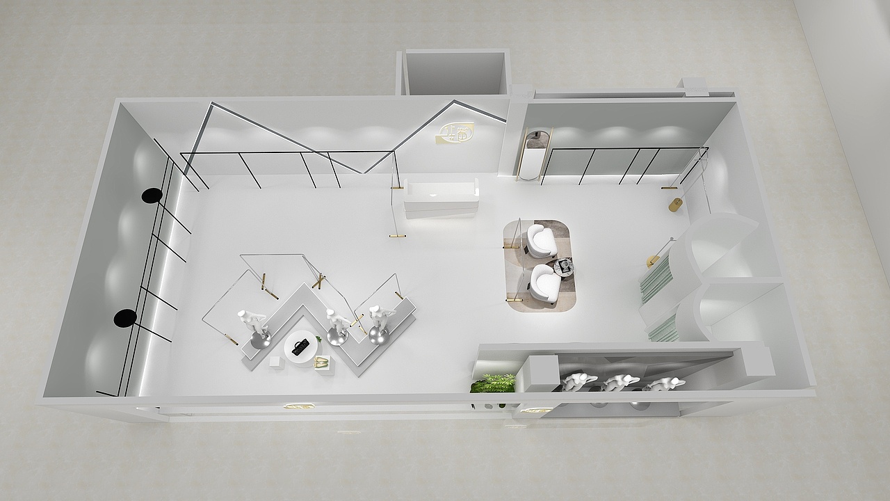 北京宋家庄女装店（图ZMjU1NTM3NzQ0） - 商业空间设计 - 站酷设计师mesazhou原创素材 - 站酷ZCOOL