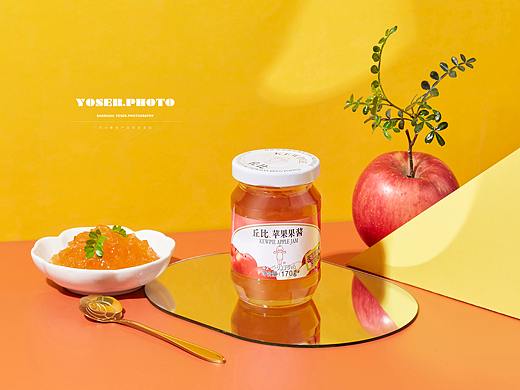丘比苹果果酱拍摄