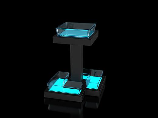 工字形双层发光果盘