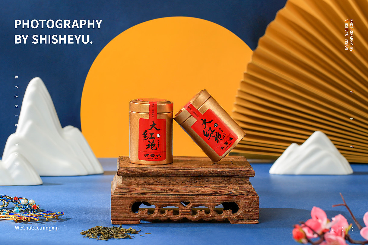 国风茶叶、礼盒拍摄~时摄语