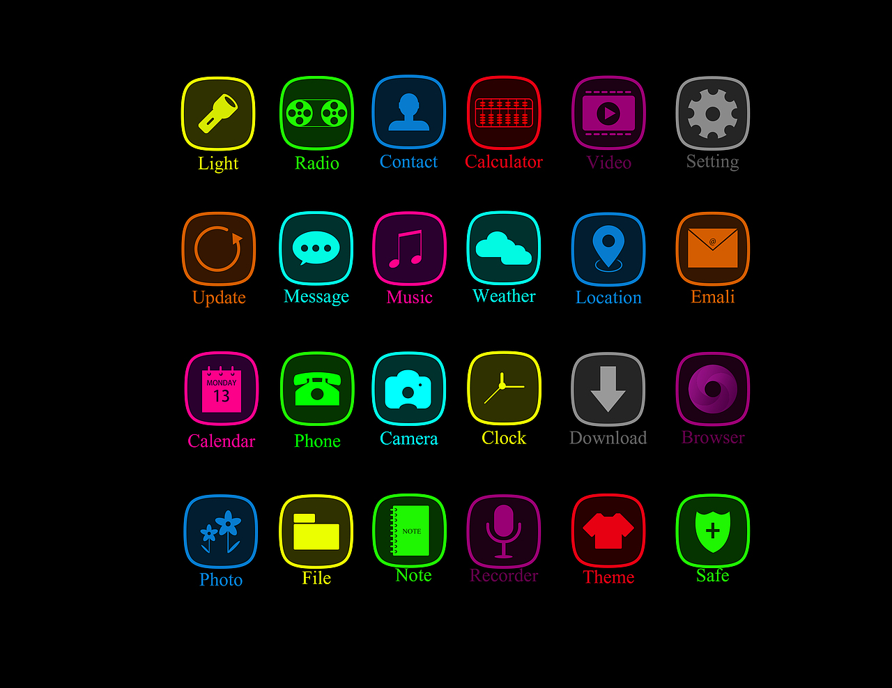 Adobe手机图标（图ZNDQyNDY2NjQ=） - 图标 - 站酷设计师一挚爱林原创素材 - 站酷ZCOOL