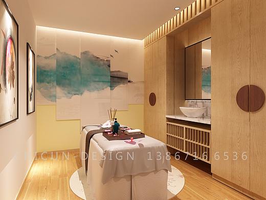 尺寸设计|长沙SOSO时逅美学健康管理中心美容院效果图