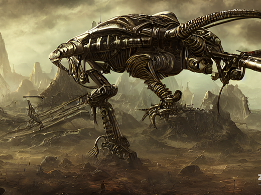 #AI创作实验室#外星战场，幻想