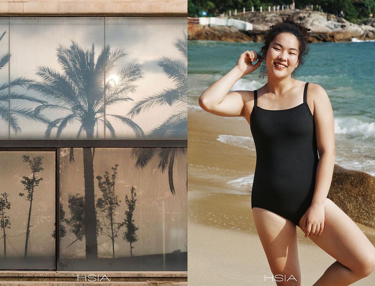 天气热吃西瓜 泳衣拍摄