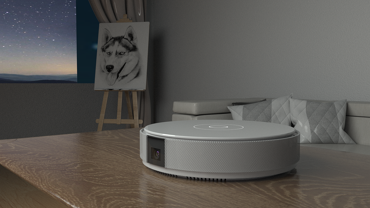 投影仪场景搭建及渲染