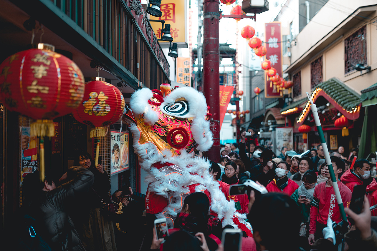 日本中华街过年