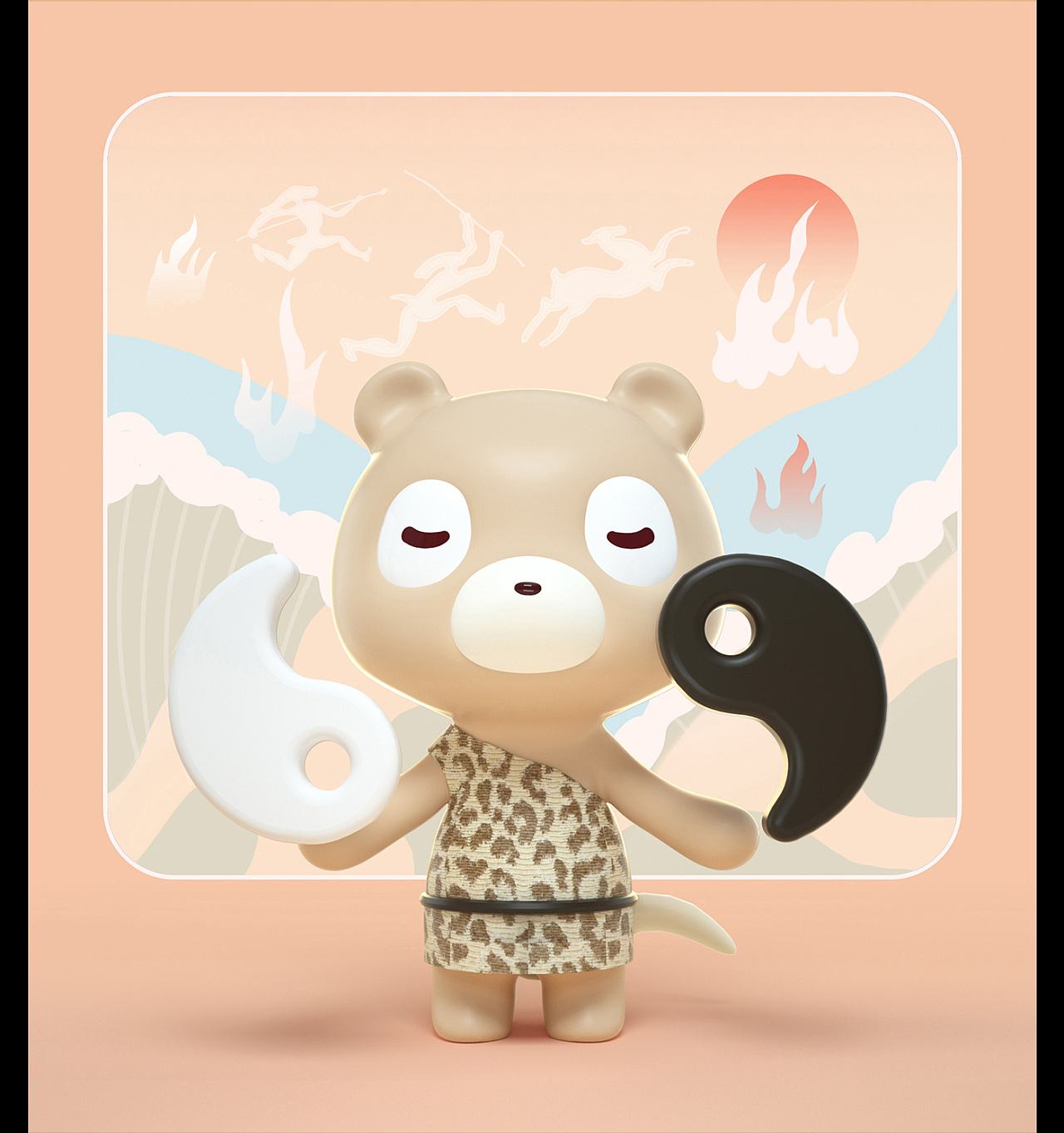 小度熊产品线形象设计