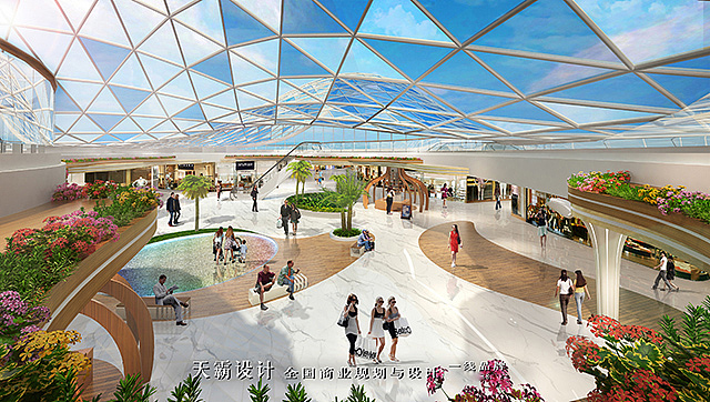 需要体验式新疆城市综合体设计的项目方可参考的效果图-天霸设计作品