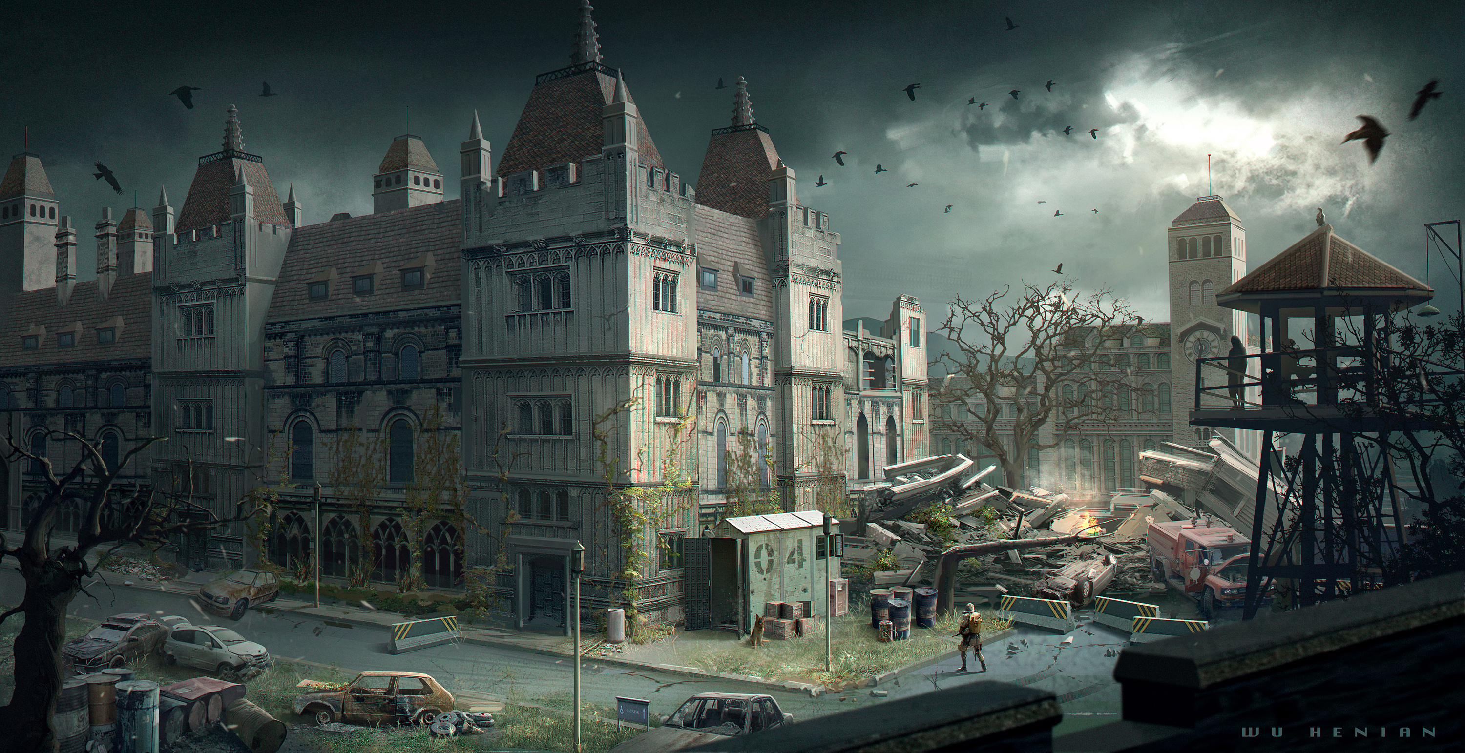 求生题材概念图|插画|游戏原画|鹤年henian - 原创作品 - 站酷 (zcool