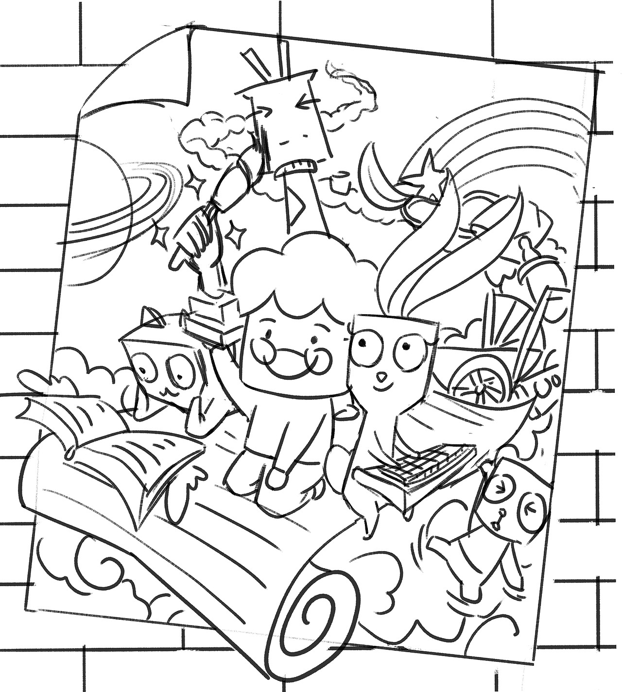 茉莉环游记（图ZMTIxNjc4MTE2） - 创作习作 - 站酷设计师问艺JK原创素材 - 站酷ZCOOL