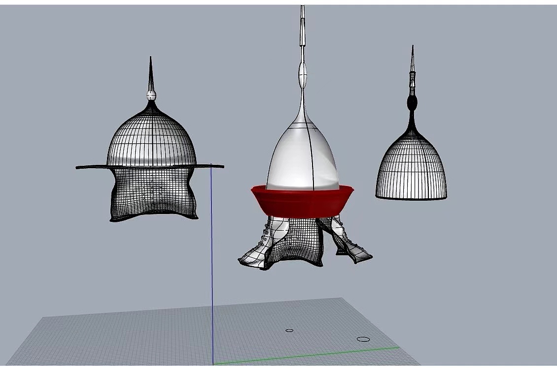 Rhino建模+Keyshot10渲染近期成果,蒙元风盔帽与加湿器