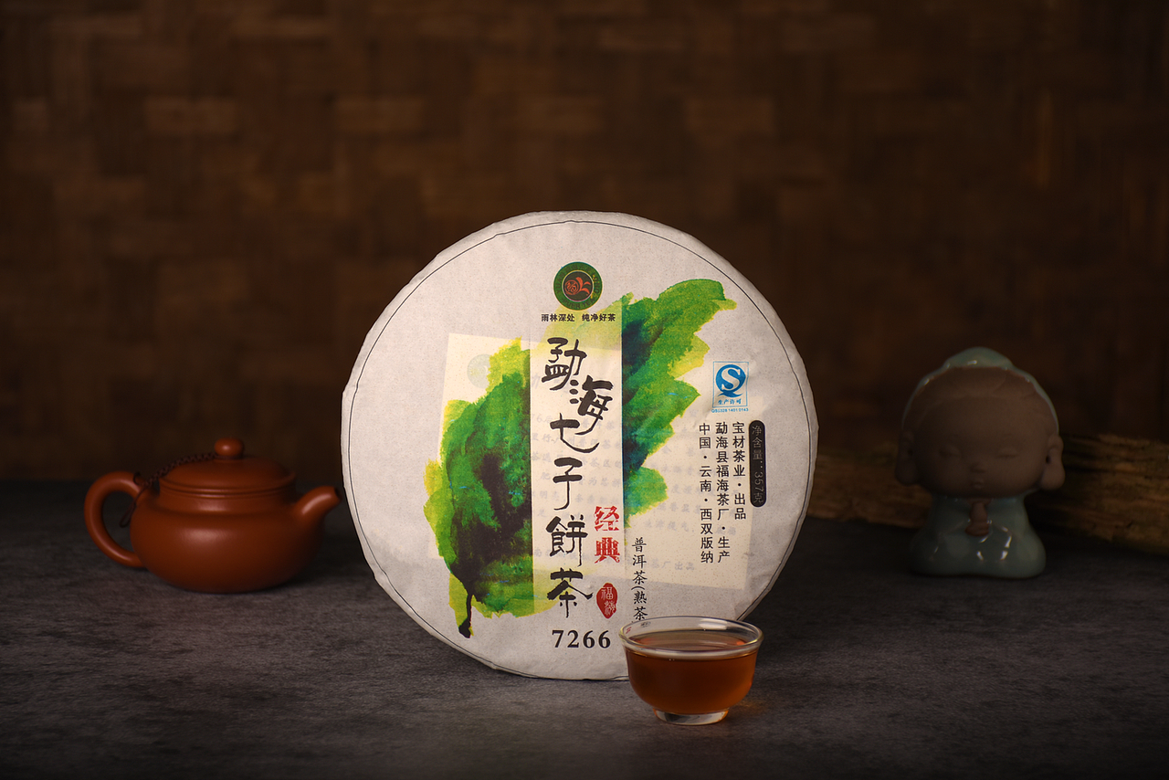 普洱茶与茶饼的静物产品摄影——商业摄影