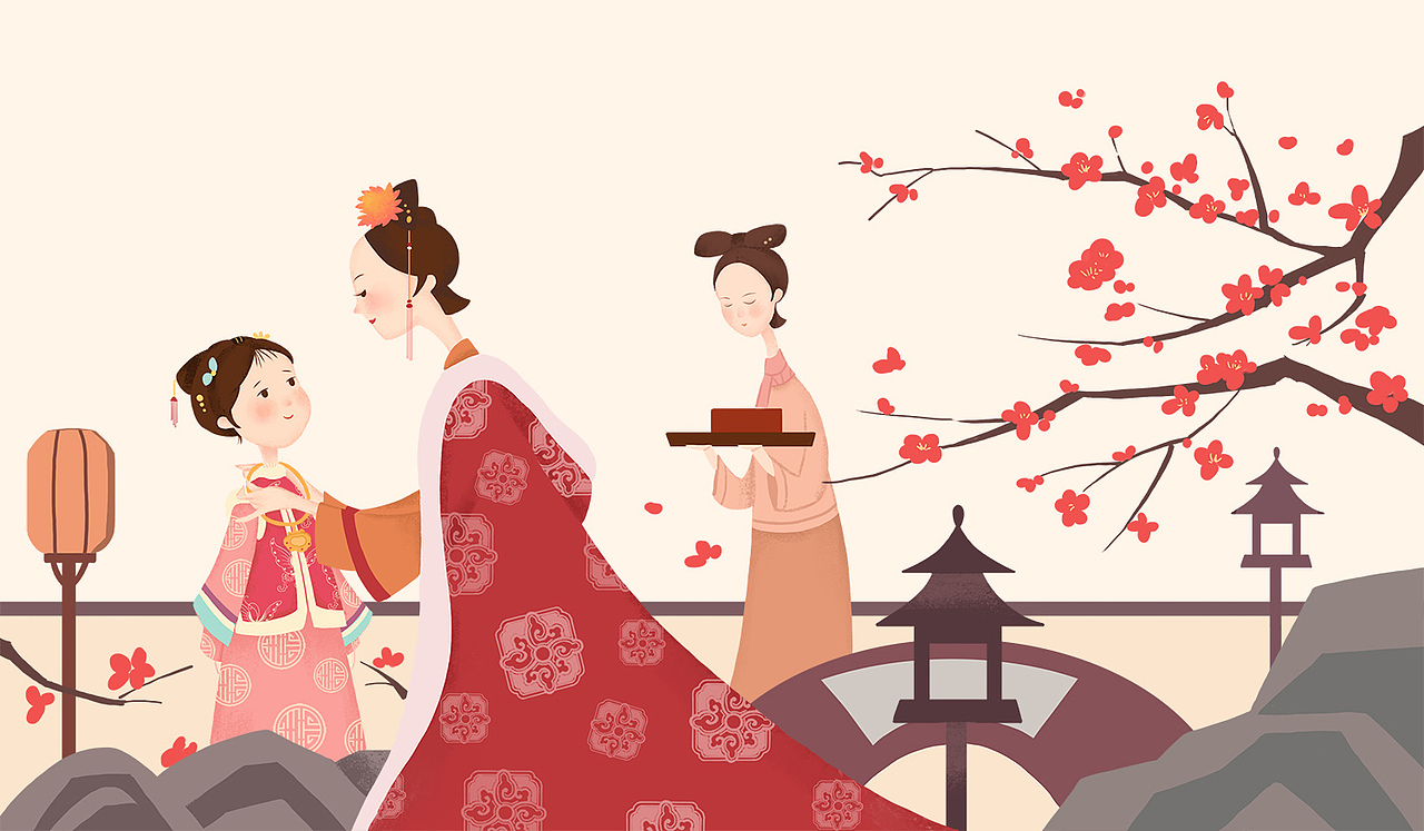 清隆祥珠宝网页包装等插图设计（图ZMzc3ODkzNzI=） - 商业插画 - 站酷设计师丸子1015原创素材 - 站酷ZCOOL
