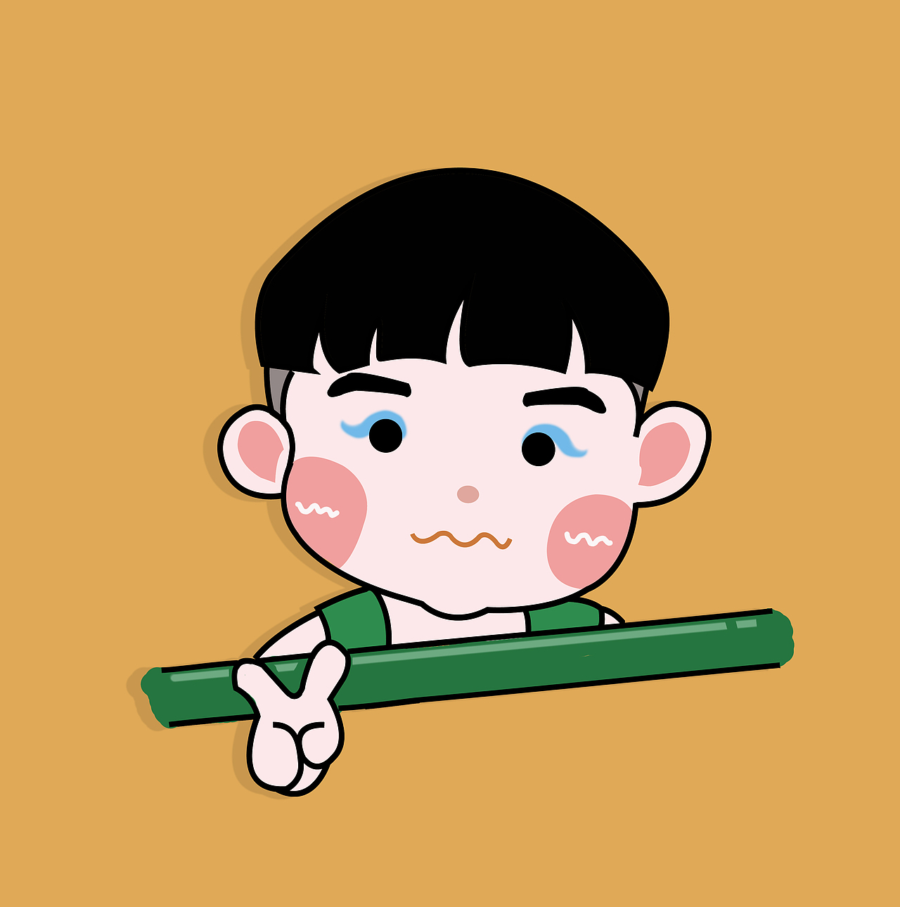 q版大头人像练习