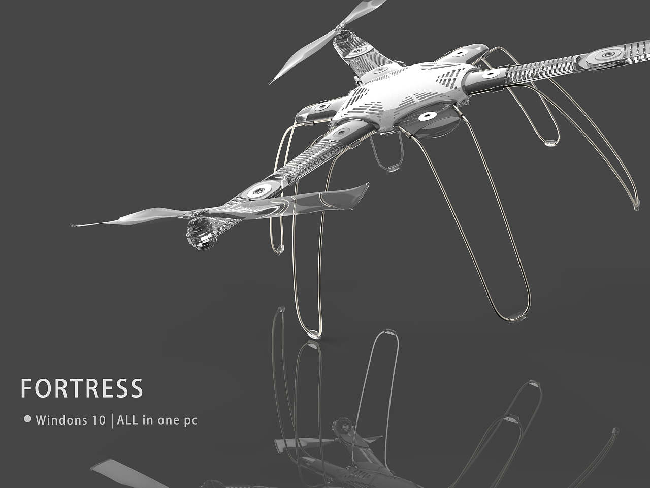 蜻蜓无人机——建模,渲染,排版