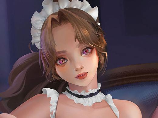 女仆和猫咪