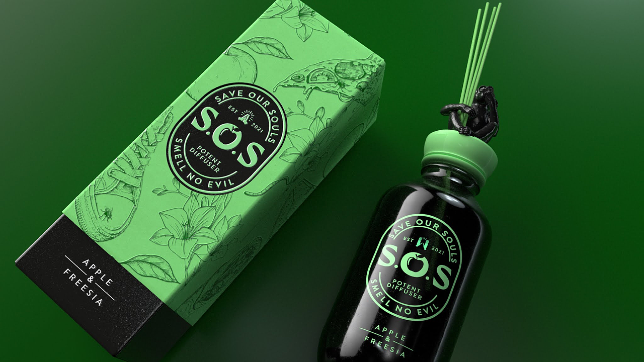 香氛包装设计化妆品英国