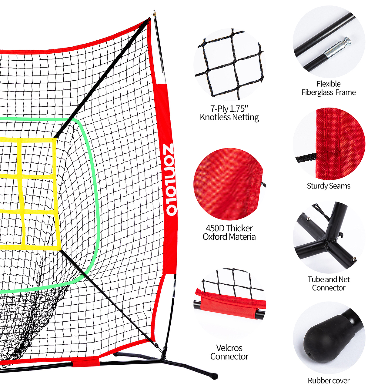 棒球练习网+球架亚马逊主图制作（图ZMzcwNzkyMDc2） - 电商 - 站酷设计师图层视觉电商设计原创素材 - 站酷ZCOOL