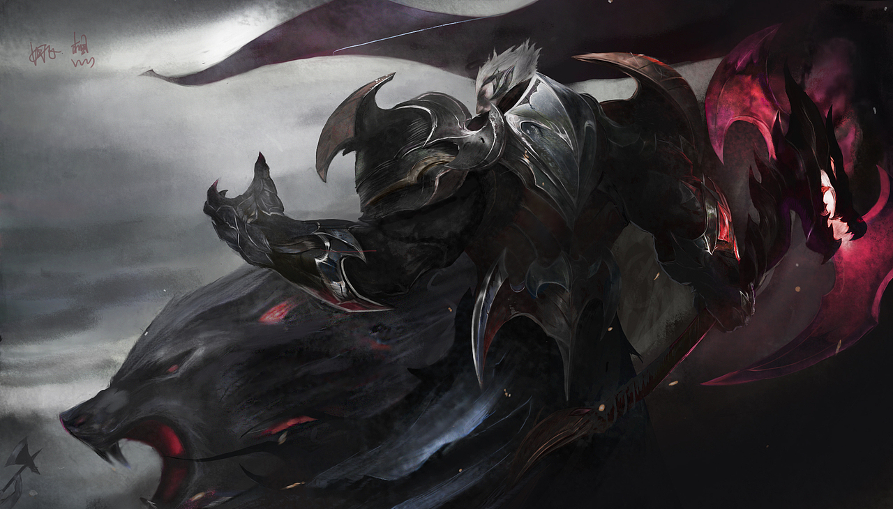 临摹神王|插画|游戏原画|狐小想_原创作品-站酷(zcool)