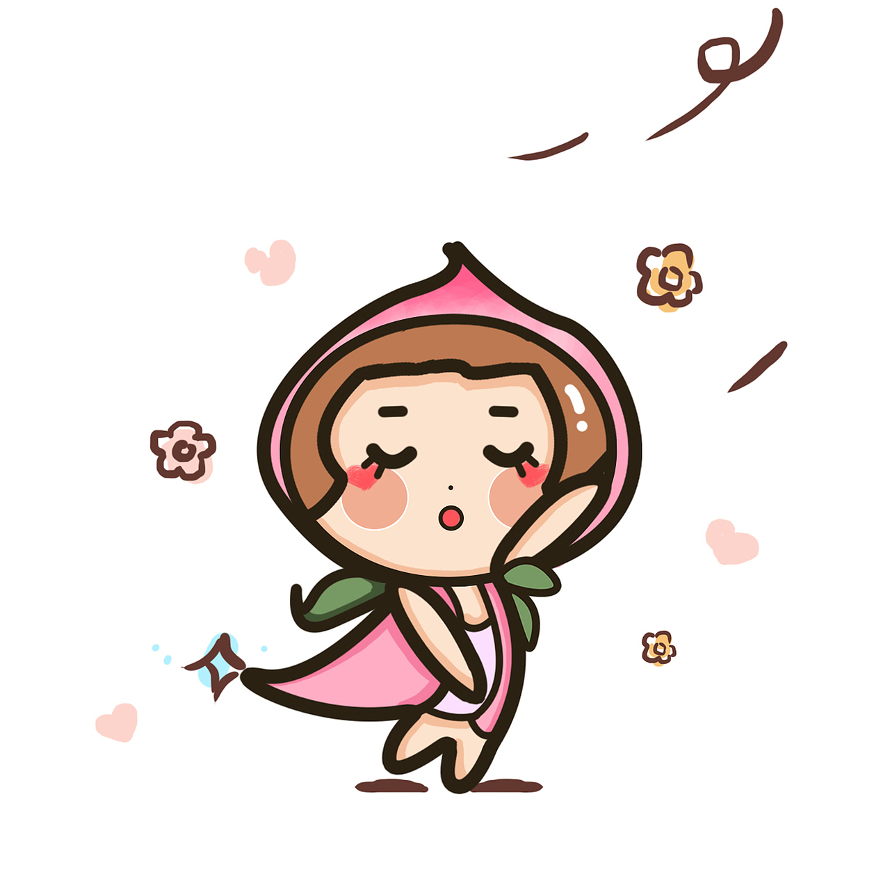 桃mm|平面|ip形象|ccii猫猫_原创作品-站酷zcool