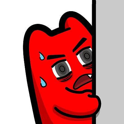 h30【魔鬼猫表情-惊讶】#半身 大嘴 吃惊 惊吓 惊呆 ip 动漫 魔性 斗