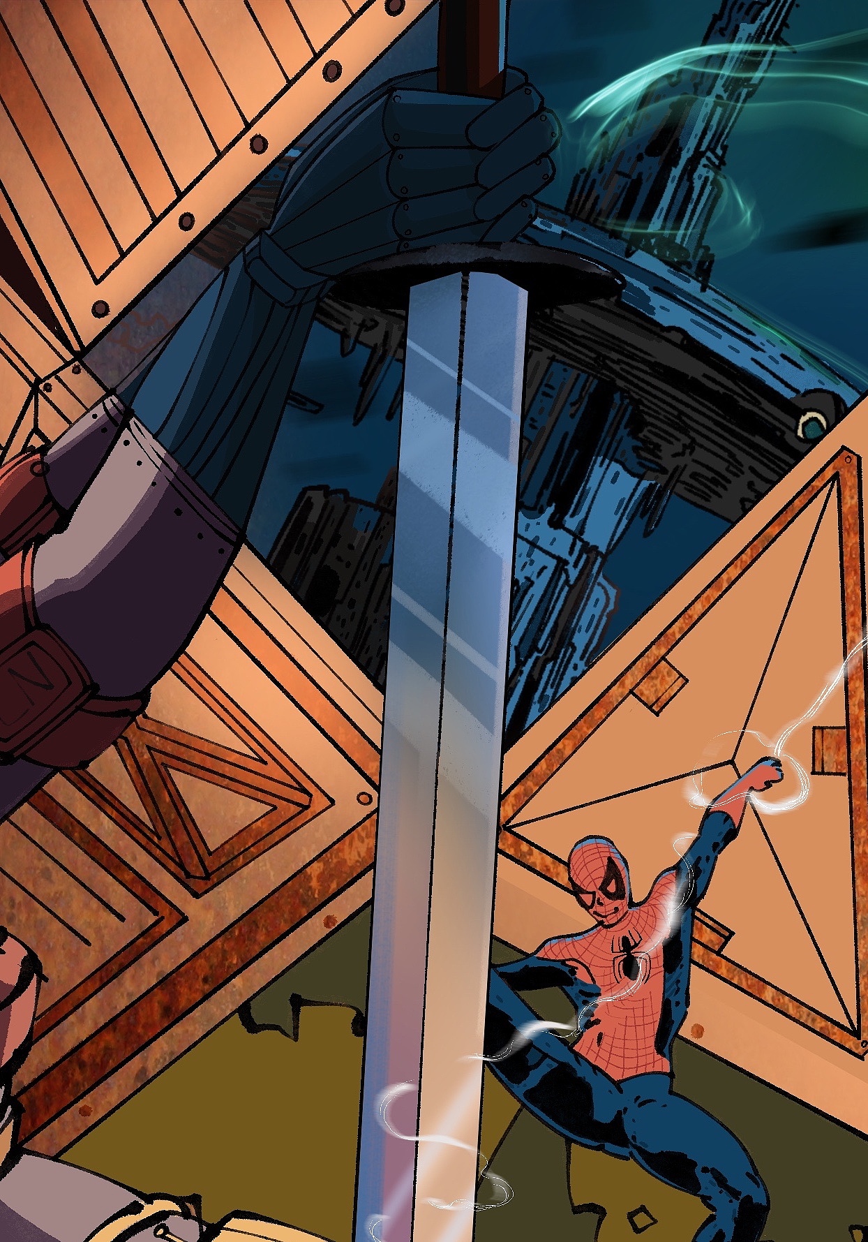 地球保衛(wèi)戰(zhàn)（圖ZMzAxMDA0NDk2） - 創(chuàng)作習(xí)作 - 站酷設(shè)計(jì)師石廣陵原創(chuàng)素材 - 站酷ZCOOL