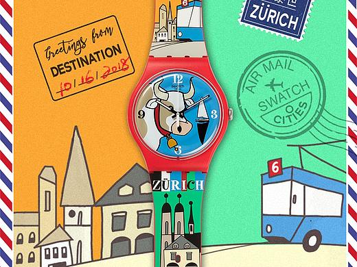 Swatch—Destination目的地表 “头号粉丝”H5